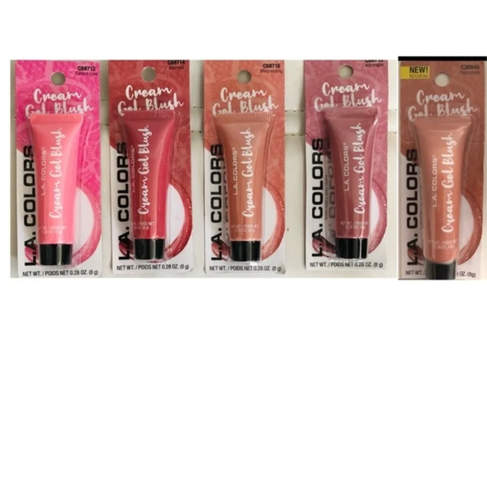 2pack cream gel blush in 5 red‎ pink nude mauve flesh vibrant tints shades new